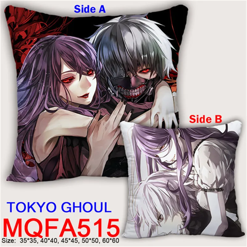 Одежда с надписью TOKYO GHOUL декоративные подушки 45X45CM нестандартные конструкции
