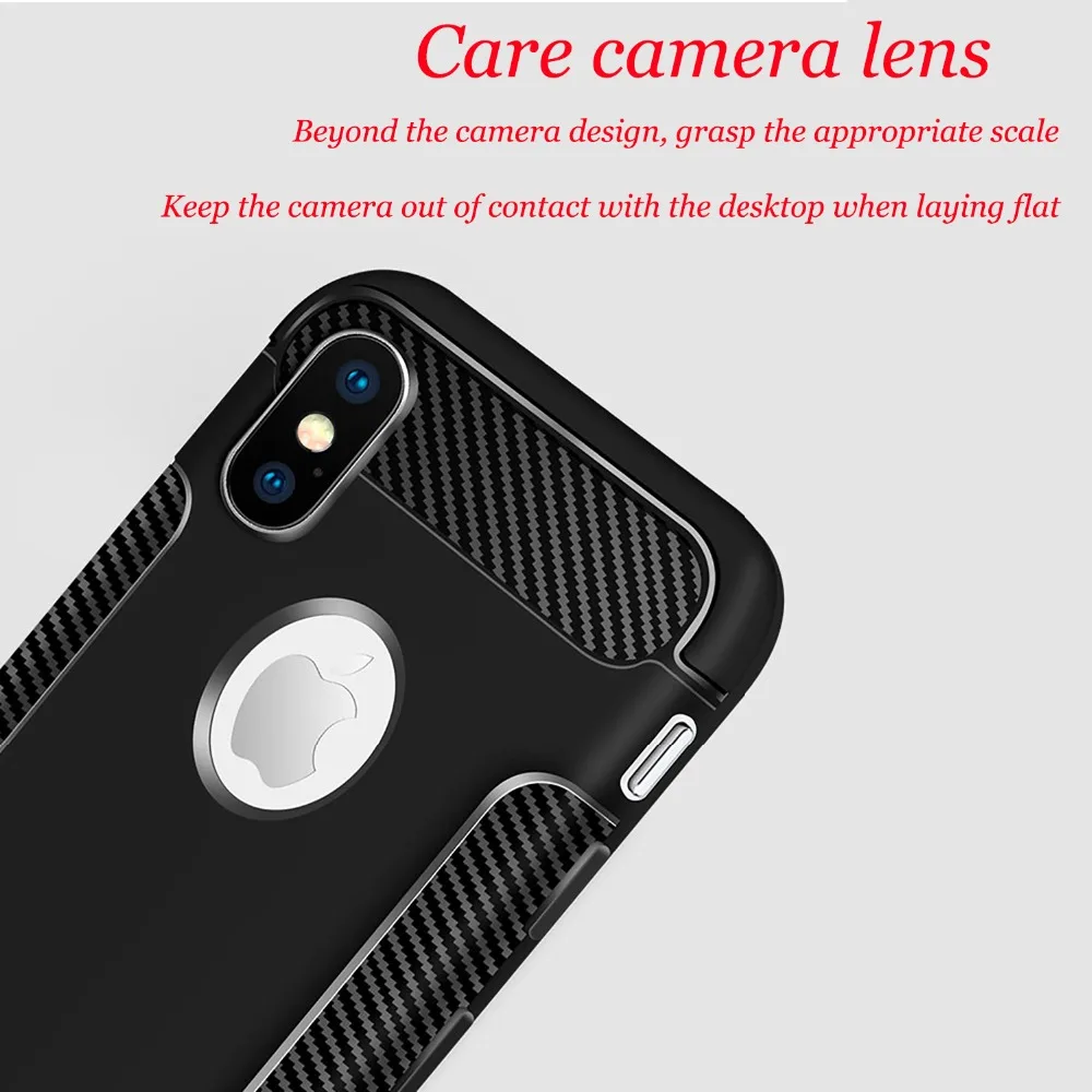NORTHFIRE Phone Case For Xiaomi MI 8 6X Pocophone F1 Carbon Fiber Soft Silicone Redmi 4A 5A 5 6 Pro Note 4 Cover |