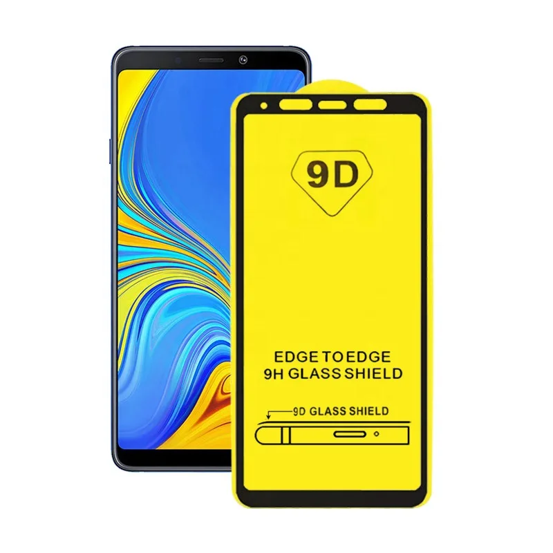 Пленка из закаленного стекла для Samsung M10 20 30 A10 40 50 A70 A90 9D полный закругленный