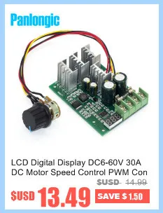 10-50V 30A 1500W DC регулятор скорости двигателя ШИМ переменная частота HHO RC контроллер 12V 24V 48V