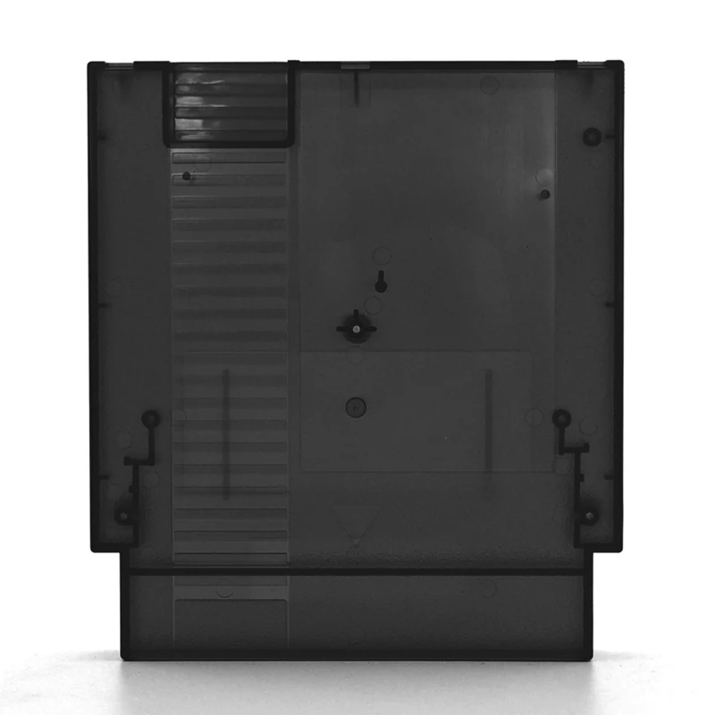 Пластиковый Чехол для игровой карты 72 Pin для nintendo, игровой Картридж с 3 винтами - Цвет: Tranaparent black