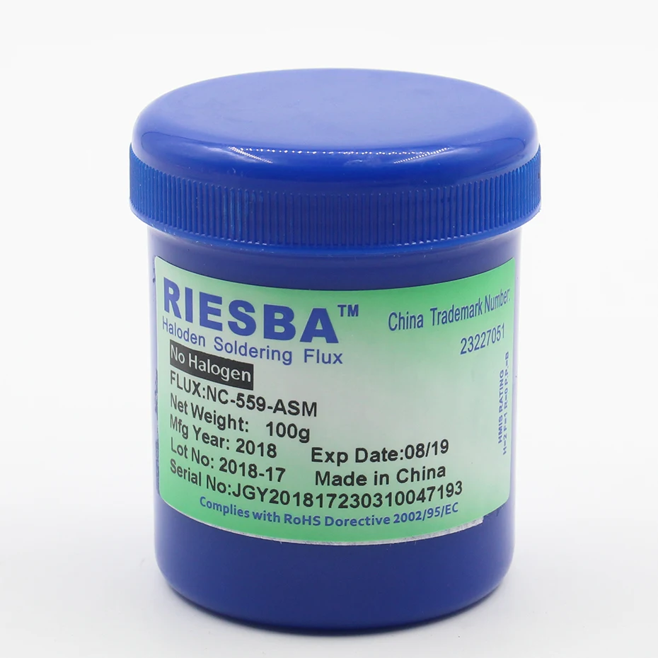 Riesba NC-559-ASM NC-223-ASM RMA-218 BGA Бессвинцовая флюсовая паяльная паста, для пайки аксессуары для сварки