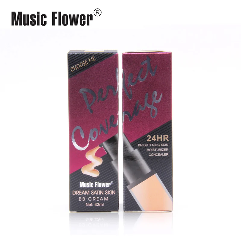 Music Flower 42 мл основа жидкость BB крем натуральный питают увлажняющий макияж