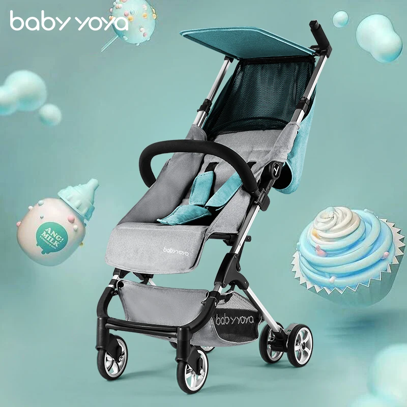 Ультра-светильник Babyyoya 4 8 кг Складная портативная мини-коляска Карманный Зонт |