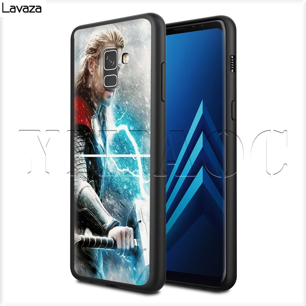 Lavaza Тор бог грома Мстители чехол для Samsung Галактики S6 S7 край J6 S8 S9 S10 плюс A3 A5 A6 A7 A8 A9