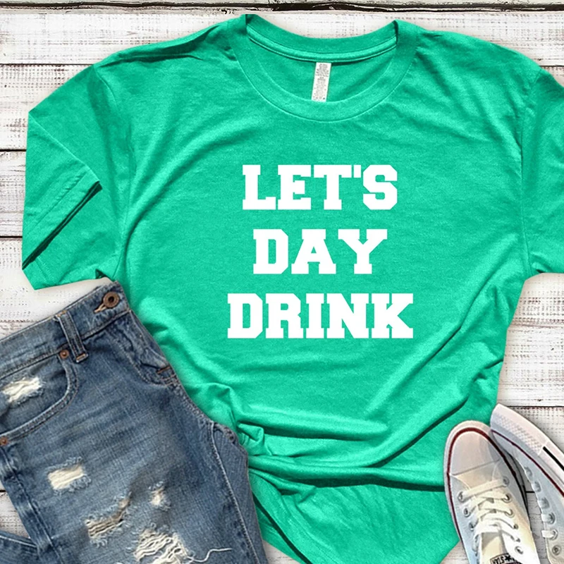 

patricks day tee 2021 fashion women paddy tshirts mama tees streetwear graphic top lucky girl tops drink shirt plus size