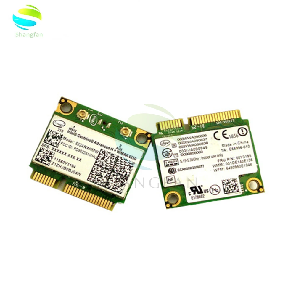 Беспроводной Wi Fi кард 622ANXHMW 6250AN 300 Мбит/с 2 4 г и 5G Вай Фай адаптер для Lenovo/Thinkpad Intel