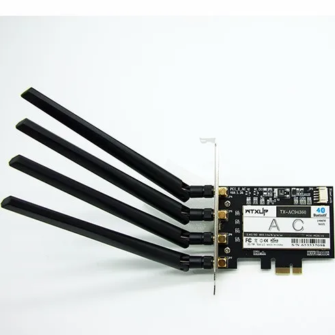 Новый Broadcom BCM94360CD 1900 Мбит/с 802.11AC PCi-E Экспресс WiFi адаптер PCI-E Wi Fi с Bluetooth 4 0 + * 6dBi