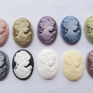 100pcs 18mmx25mm 10 Colors Oval Flatback Resin Beauty Head Lady Cameo
Charm Finding,Phone Decoration Kit,DIY Accessory Jewellry 21.99 USD