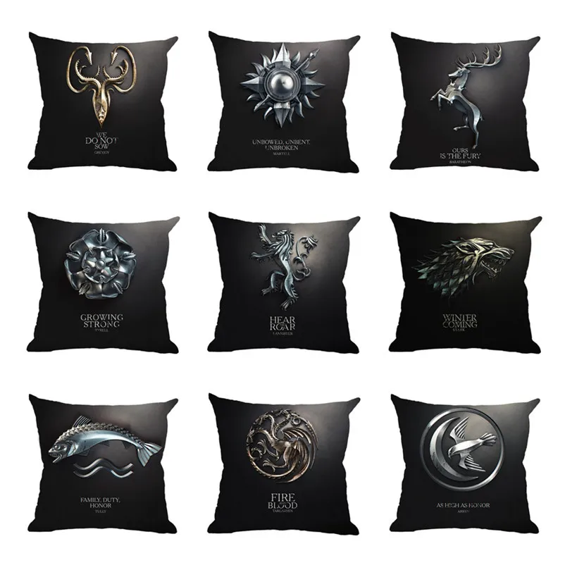 Льняные наволочки для подушек дома кровать с печатным тотемным рисунком любимая