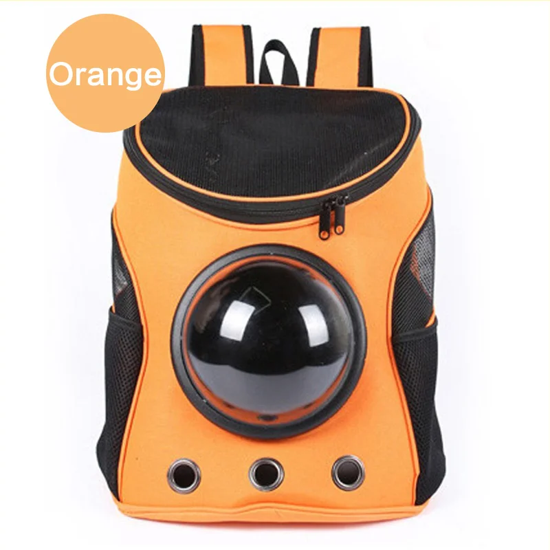 Orange Переноска для собак, рюкзак, космическая капсула, рюкзак, переноска для кошек, щенок, домашнее животное, кот, переноска, капсула, модная сумка на плечо для собак, переноска - Цвет: Orange