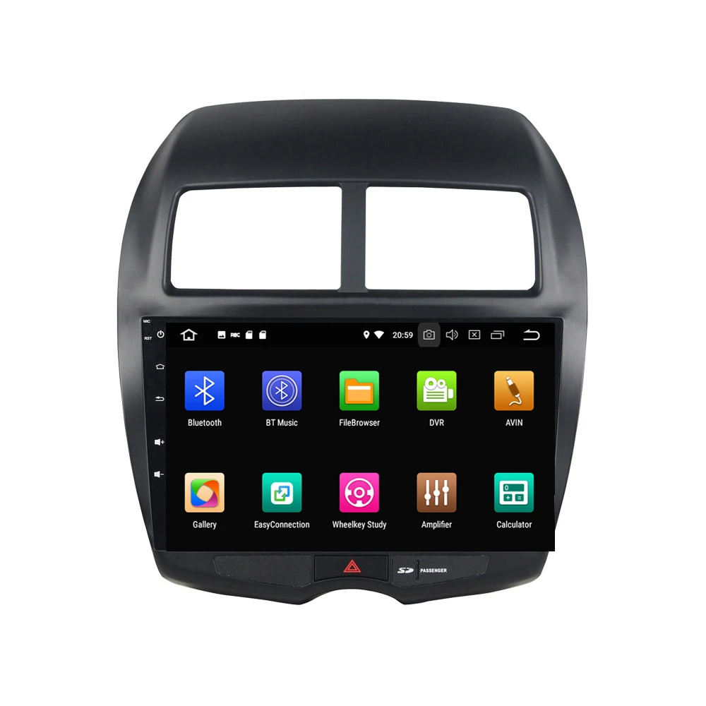 10 1 ''Android 9 0 автомобильный DVD плеер gps навигация Радио для MITSUBISHI ASX 2010 2011 2012 BT wifi 4G