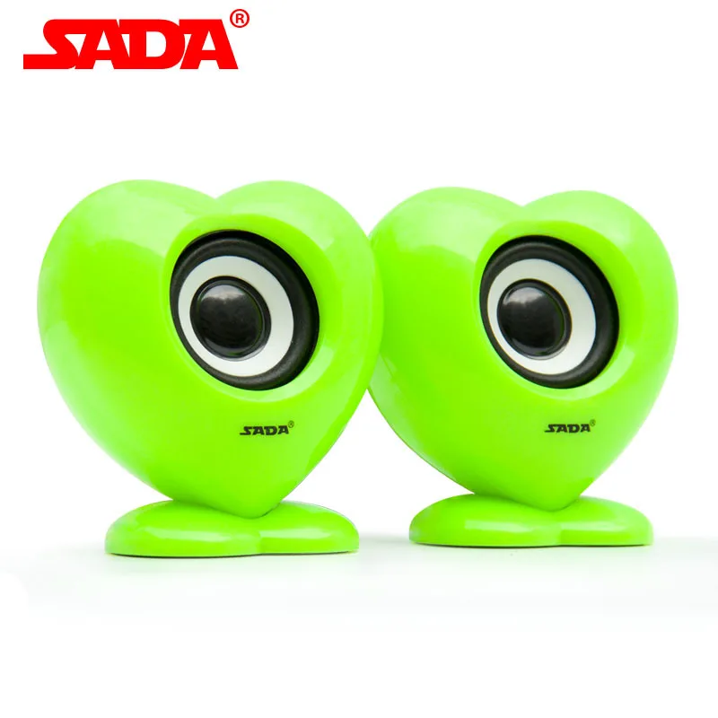 SADA V 188 1 пара 2 0 канальный мини динамики USB 3 5 мм AUX Проводные колонки для ноутбука