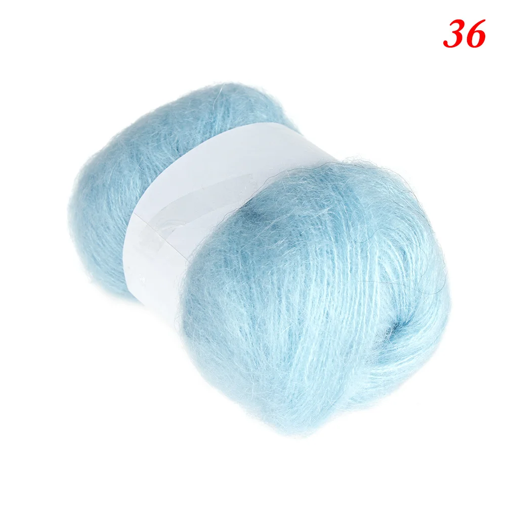 25g/Ball шерсть ангоры пряжи мягкий тонкий вязальная пряжа Тонкий Гладкий шерстяной пряжи для ручного вязаный шарф шаль Костюмы Hat