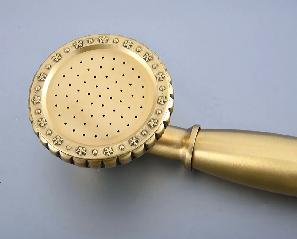 Насадка для душа из матовой латуни в форме телефона/аксессуар ванной ahh077|saving shower