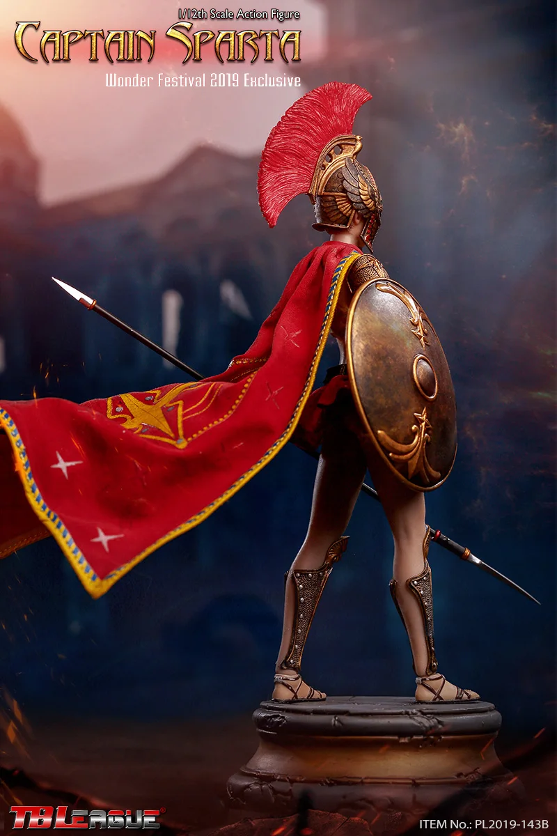 Бесшовная Женская фигурка TBLeague Phicen Wonder Festival 2019 Captain Sparta 1/12|1/6 figure|dam toysfigure 1/6 |