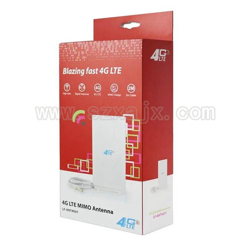 Панельная Антенна JX 4G LTE omni 700 2600 МГц TS9 коннектор для модема маршрутизатора 3G Huawei
