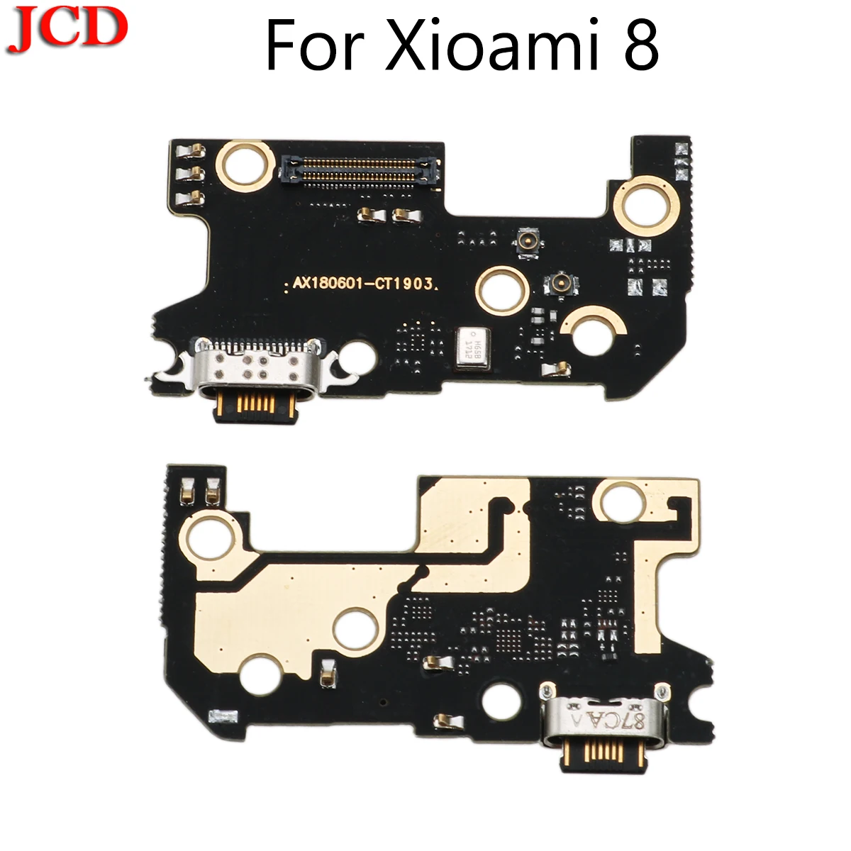 Шлейф зарядного устройства JCD USB для Xiaomi Mi8 Mi 8 8SE lite шлейф зарядки питания разъем