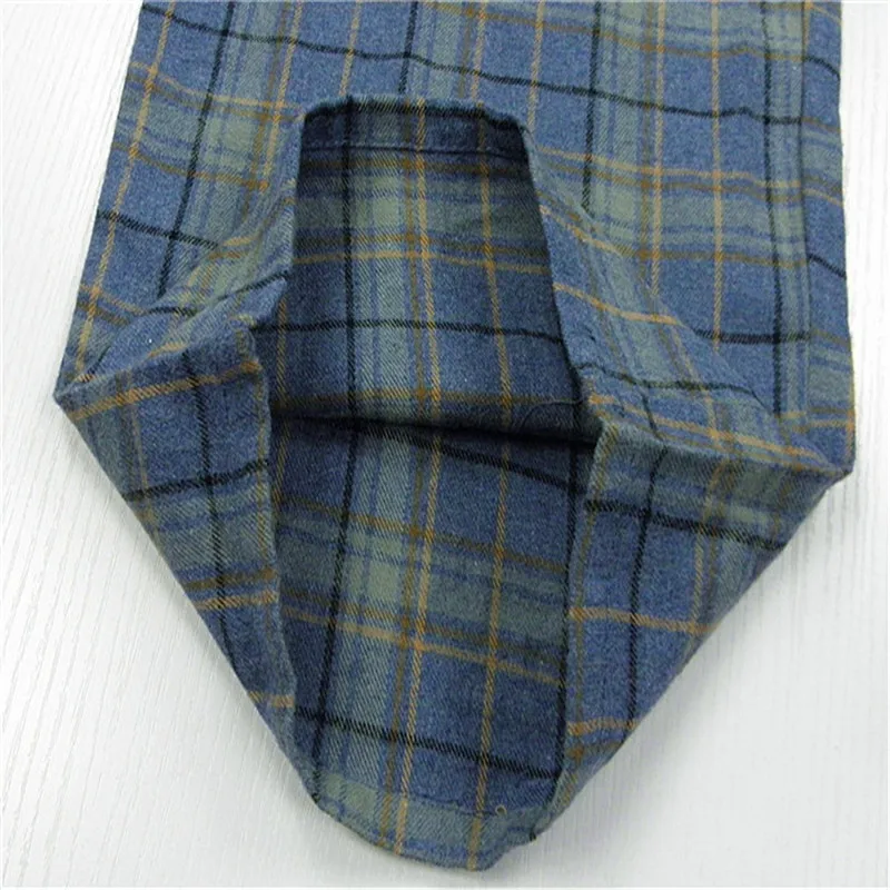 Брюки мужские из 100% хлопка Фланелевые штаны на плоской подошве с завышенной