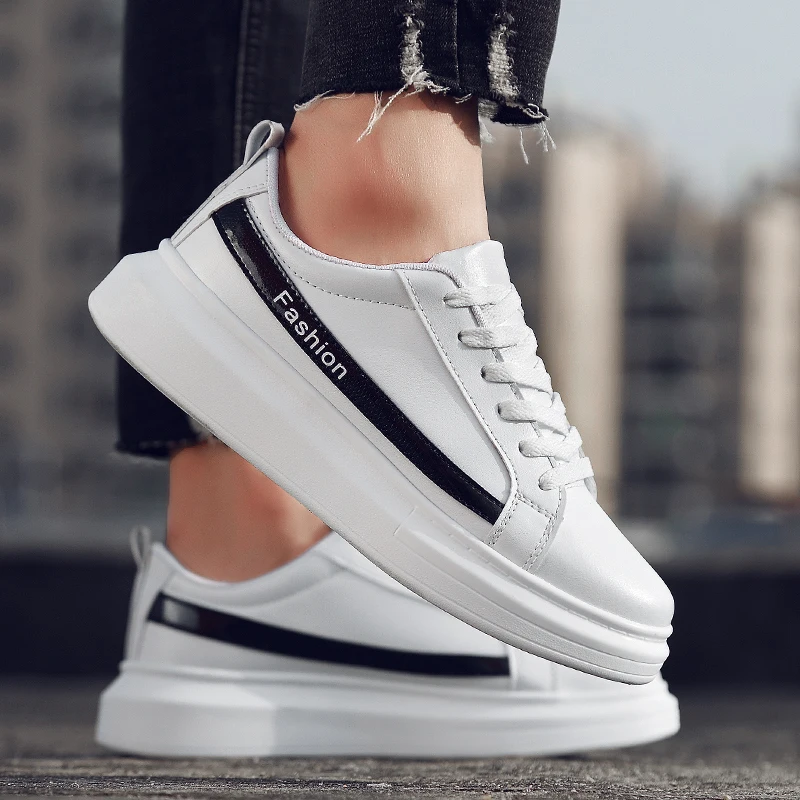 Женские вулканизированные кроссовки Basket Femme Blanche Zapatillas Blancas Mujer Женская Белая