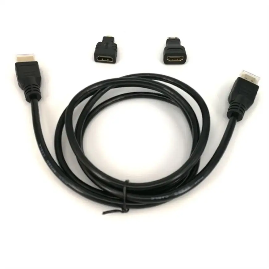 Аксессуары HIPERDEAL цифровые кабели 3 в 1 HD высокоскоростной кабель HDMI-HDMI +