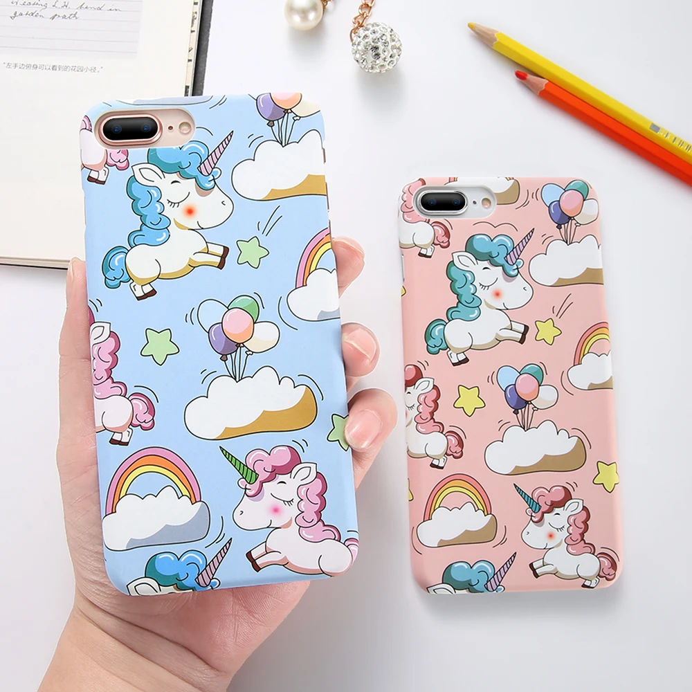 KISSCASE милые чехлы с рисунком единорога для iPhone XS Max 6S 6 7 8 Plus XR 5S SE ультра тонкий