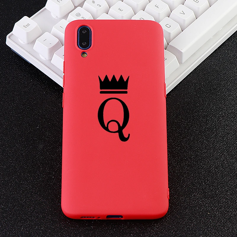 Couple Phone Cases for Vivo X 20 21 23 I S UD Y 69 Z 1 3 Case King Queen Soft Silicone Fitted Mobile Covers Accessories |