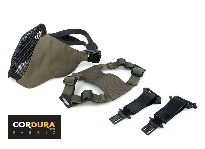 

TMC 3 Ways Wear PDW 2.0 Soft Side Mesh Mask Airsoft Paintball Mask Ranger Green TMC2589(050985)