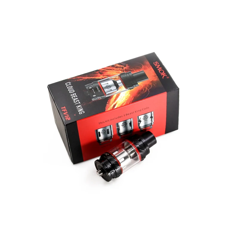 100% оригинальный испаритель Smok TFV12 6 мл sub ohm бак 350 Вт герметичный дизайн