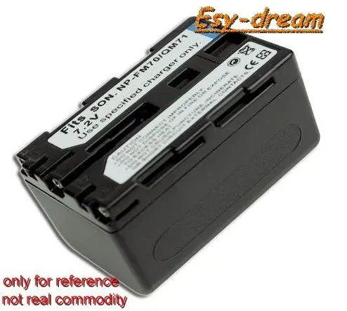 Аккумулятор FM70 QM71 NP-FM70/NP-QM71 2600 мА · ч для SONY CCD-TR818 DCR-TRV20E TRV58 TRV230 TRV68 TRV30 PM083 |