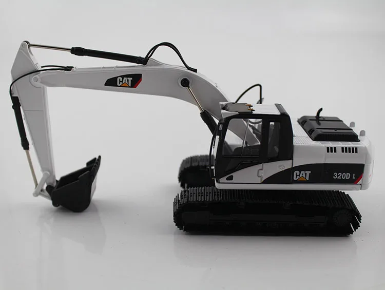 1:50 CAT320D гидравлический экскаватор с белыми игрушками