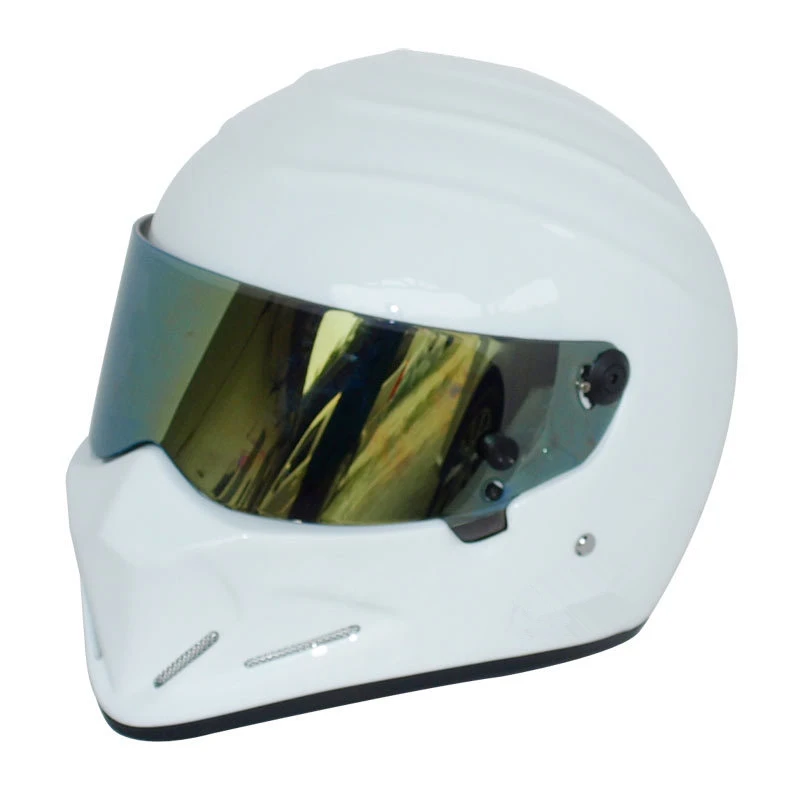 MJMOTO 2018 Новый Полнолицевой мотоциклетный шлем из ФАП для TopGear Стига Casco Симпсона 5