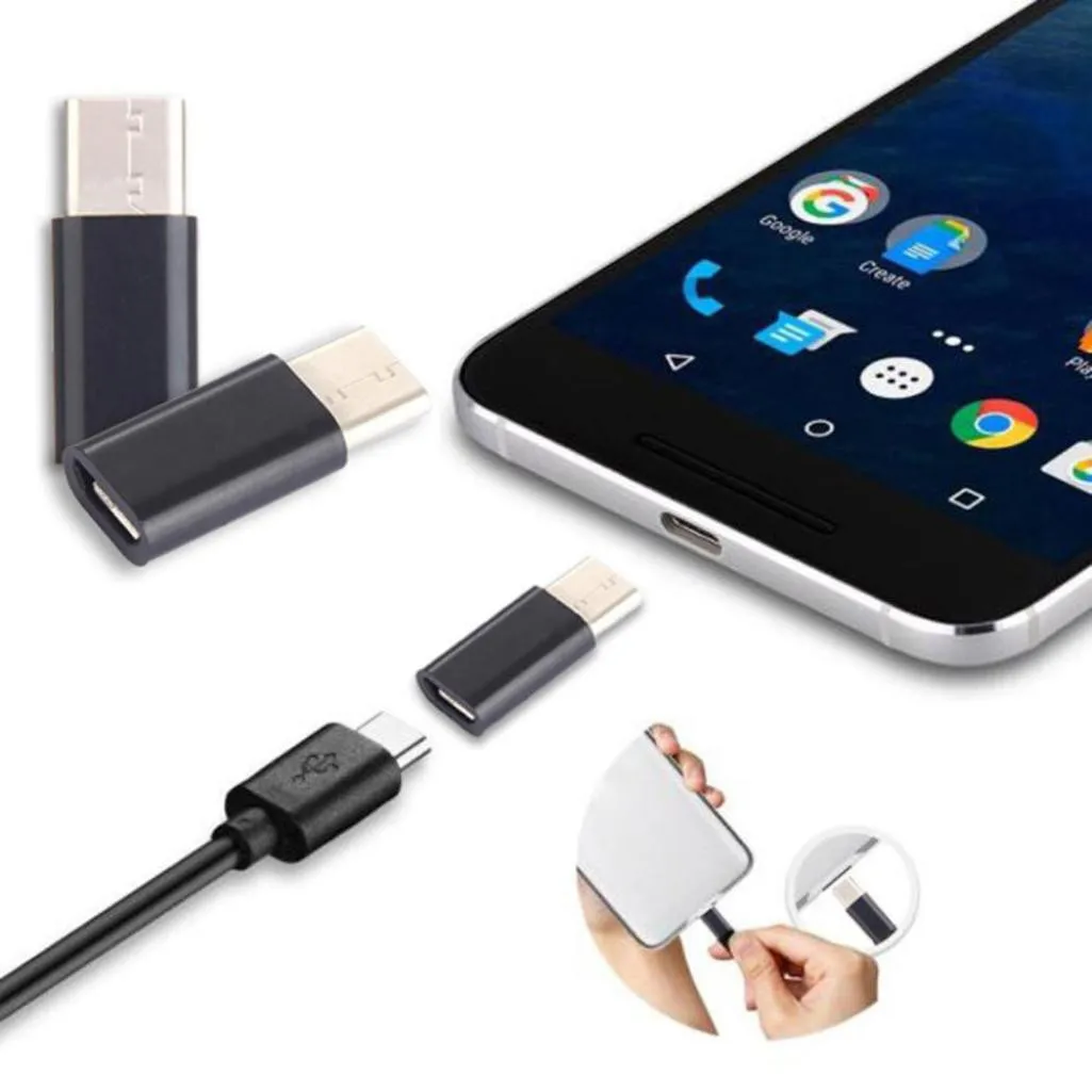 5pcs OTG Type-C Adapter USB C to Micro Cable Thunderbolt 3 Type for Macbook Pro Samsung S9 One plus USBC | Электроника