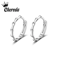 chereda korean sweet bone clip on earrings perforation black earring for women girl party ear clip jewelry