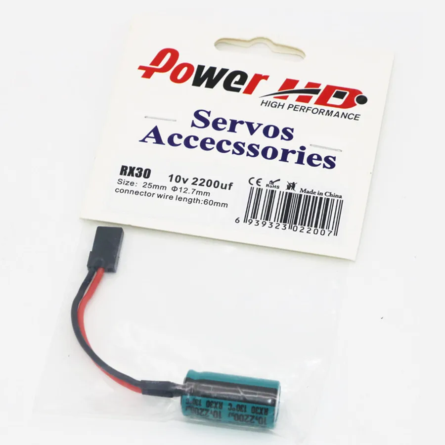 

Оригинальная Мощность HD RX30, электрическая емкость 2200 мкФ 10 в для радиоприемника RC3S Rc4G WFLY X4, передатчик, модель полета