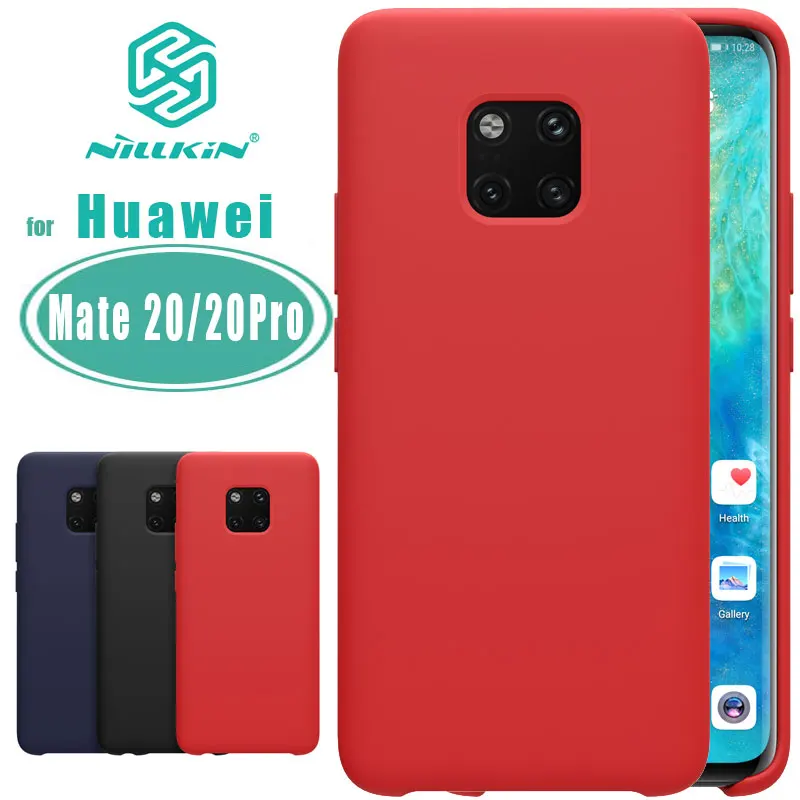 Чехол Nillkin для Huawei Mate 20 Pro роскошный силиконовый чехол Mate20 мягкий сенсорный