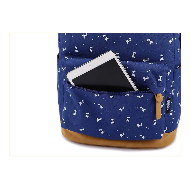 Рюкзак для гриля в Корейском стиле Холщовый милый женский школьный ранец с