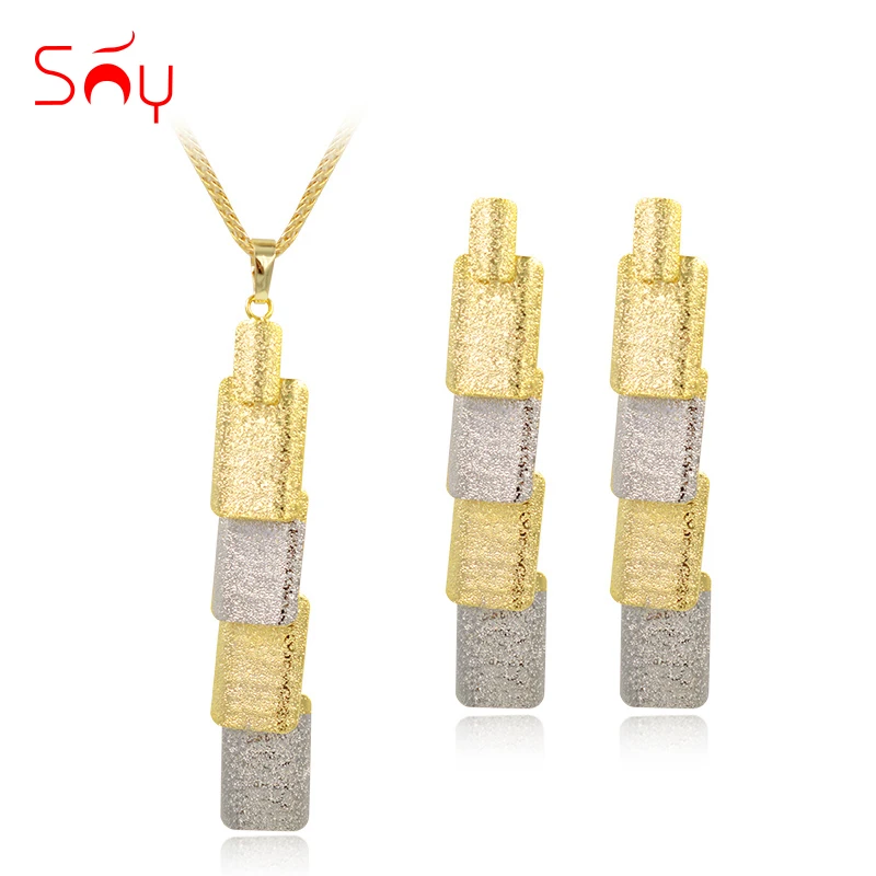 Ювелирные изделия Sunny Jewelry модные ювелирные 2021 длинные квадратные серьги