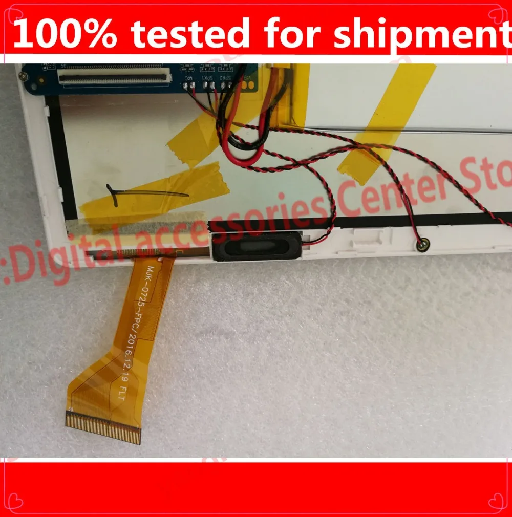 

HZ черный/белый 10,1 ''сенсорный экран, 100% новый для MJK-0725 FPC сенсорная панель, планшетный ПК сенсорная панель дигитайзер