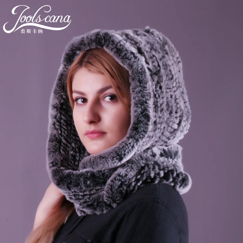 Натуральный мех шляпа Шапка женская осень зима Женский шарф теплая шапка шлем