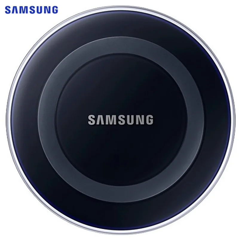 Black Samsung Оригинальное QI Беспроводное зарядное устройство для samsung Galaxy S6 Edge S6+ G9200 G9250 S6Edge+ Note 5 G9280 S7 S8 Plus S9 S10 EP-PG920I - Тип штекера: Black