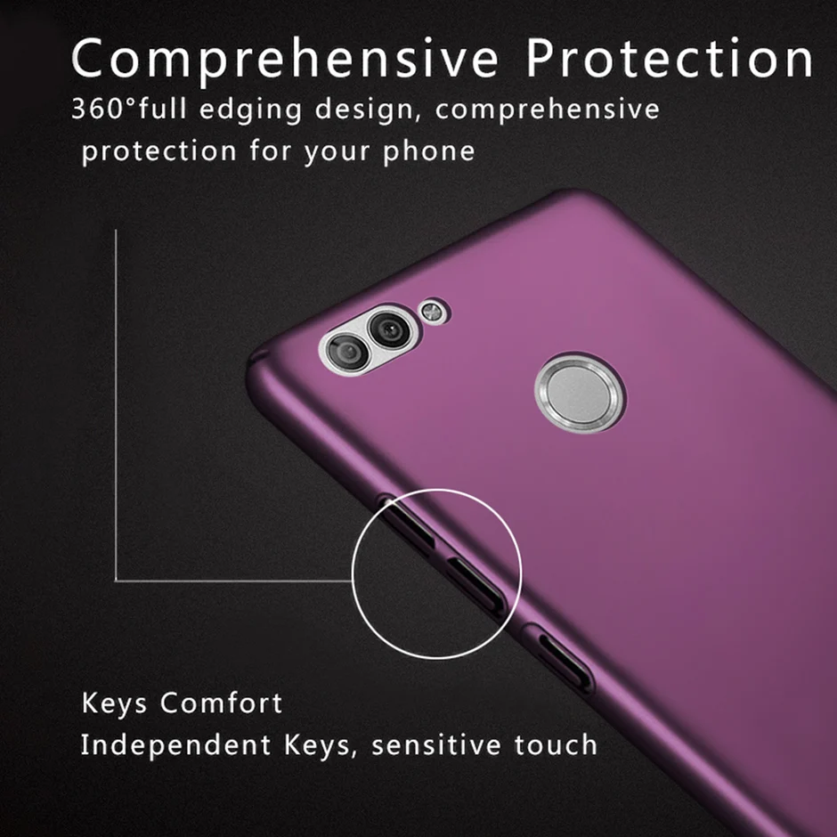 Матовый Жесткий чехол для Huawei Nova 2 2i чехол-накладка пластиковый матовый телефона