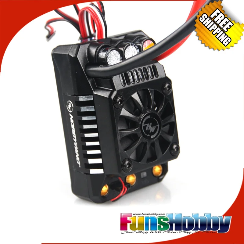 Бессенсорный Бесщеточный Регулятор Скорости Hobbywing EzRun MAX5 200A для