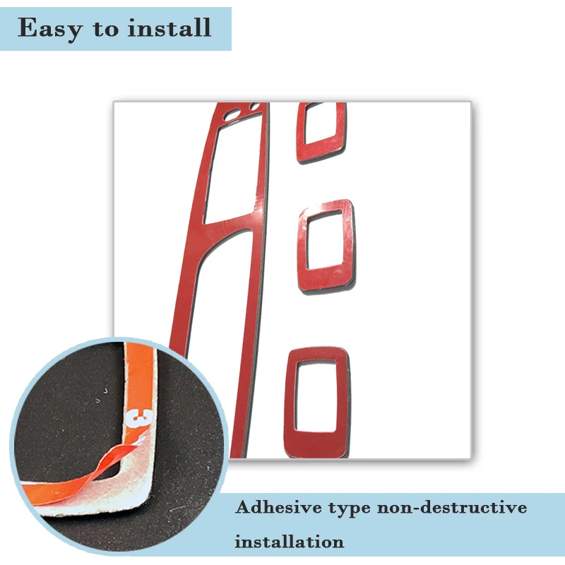 LENTAI Авто Windows Управление Переключатель Стайлинг Углеродного Волокна