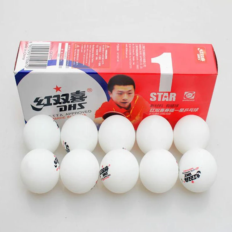 10 мячей/коробка новейшие 1 звездочные мячи для настольного тенниса новый