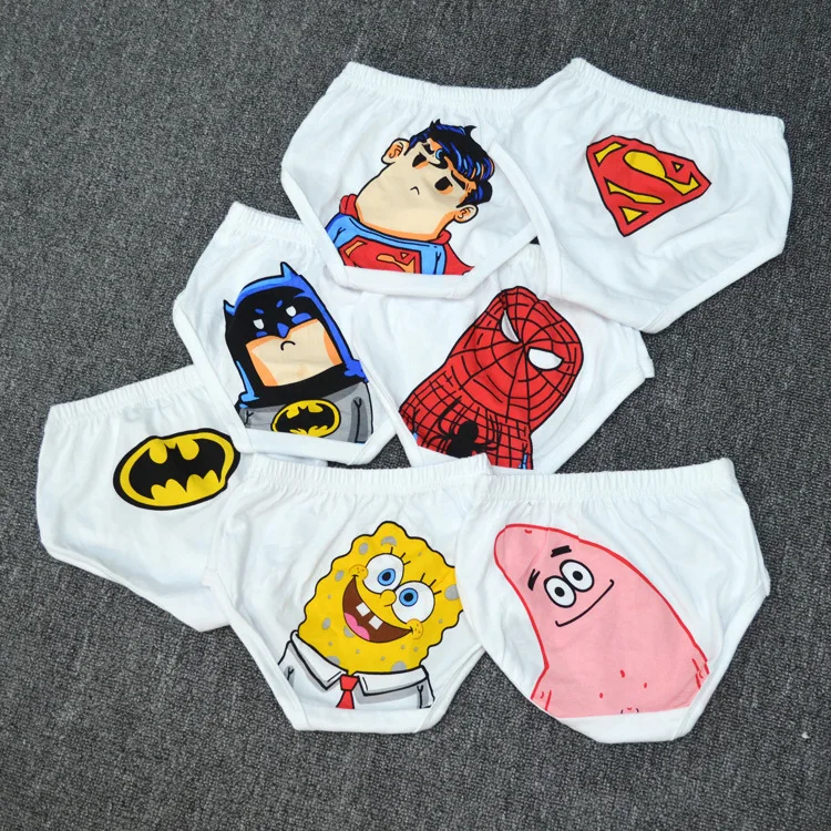 1 шт./лот для маленьких детей детское нижнее белье мальчиков разноцветные Трусы