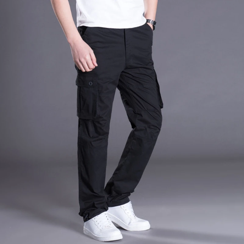 Брюки карго мужские тактические с несколькими карманами хлопок|men pants trousers|trousers