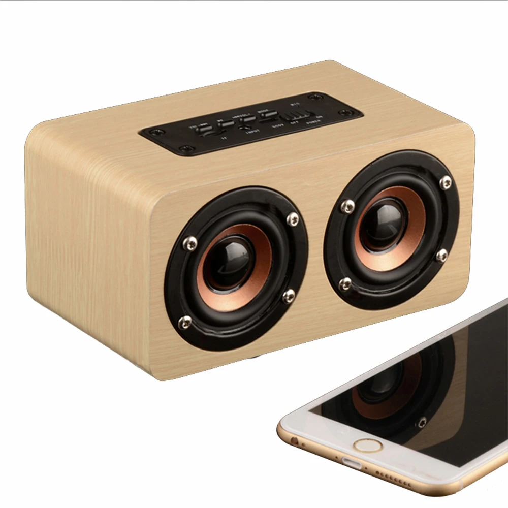 Abuzhen bluetooth колонка картонная звуковая панель мощный бас музыка звук разрешение