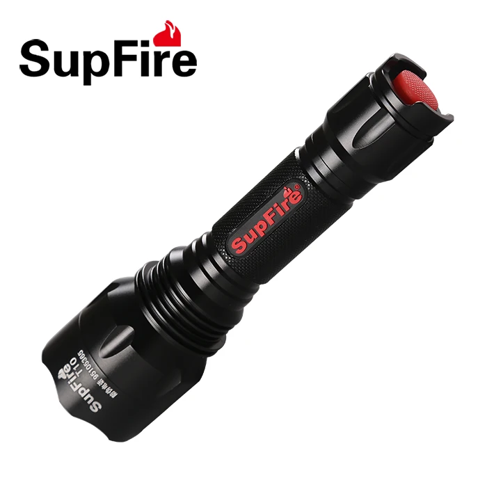 SupFire T10 CREE T6 10 Вт 900lm светодиодный фонарик водонепроницаемый ip67 Светодиодный с