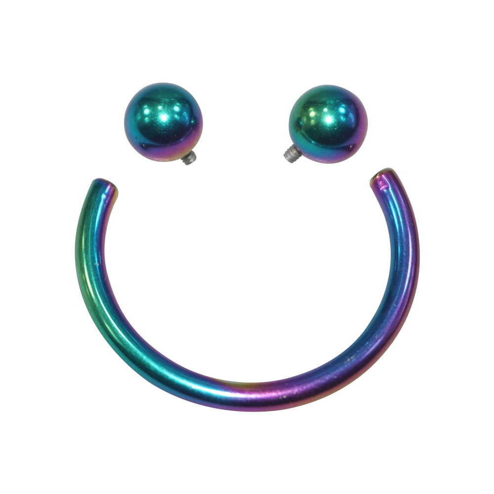 Диаметр 24 мм Съемный шарик из нержавеющей стали цветное металлическое кольцо для